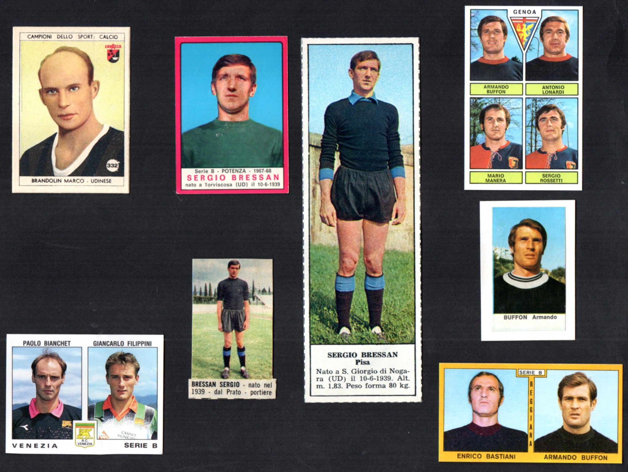Buffon L-Buffon A-Bressan S -Brandolin M-Bianchet P